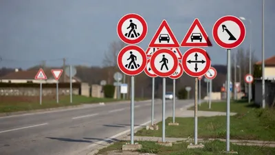 European road signs
