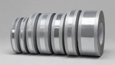 Sew-on reflective garment tape rolls