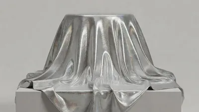 Silver reflective apparel fabric
