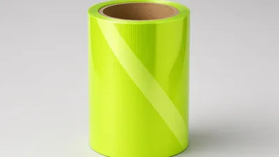 Fluorescent reflective roll