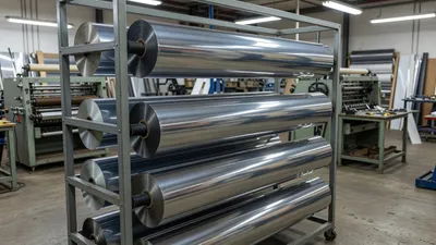 Reflective vinyl master rolls